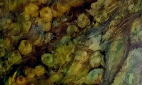 Umetniška slika Krošnja od blizu