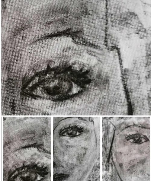 Umetniška slika Oči