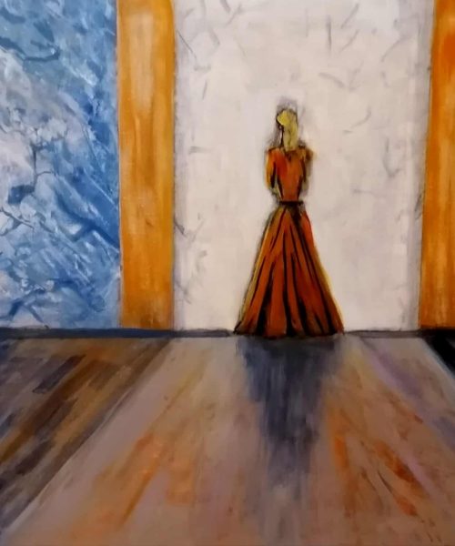 Umetniška slika Pogled v daljavo