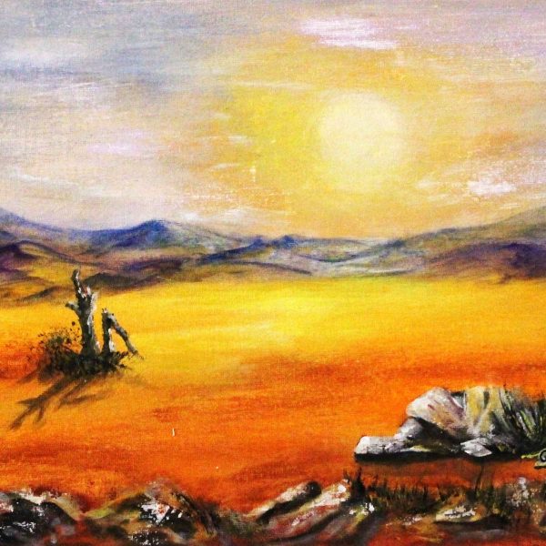 Umetniška slika Osamelec