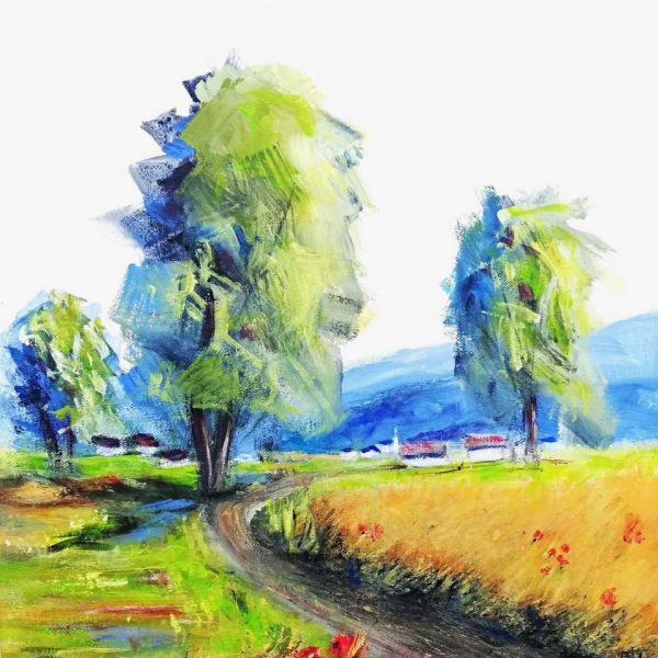 Umetniška slika Pokrajina