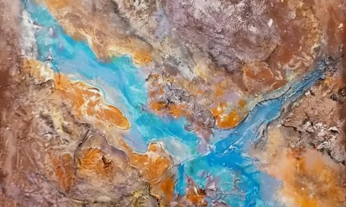 Umetniška slika Umazana zemlja